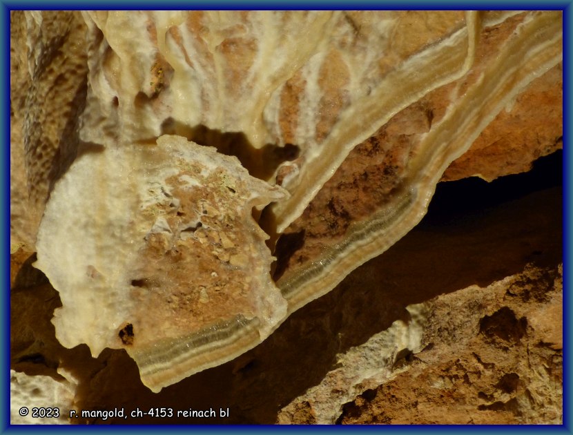 wunderschöner sintervorhang in der ngilgi-höhle (westaustralien) am 18.03.2012