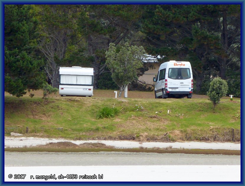 der standort unseres campers unweit des wassers