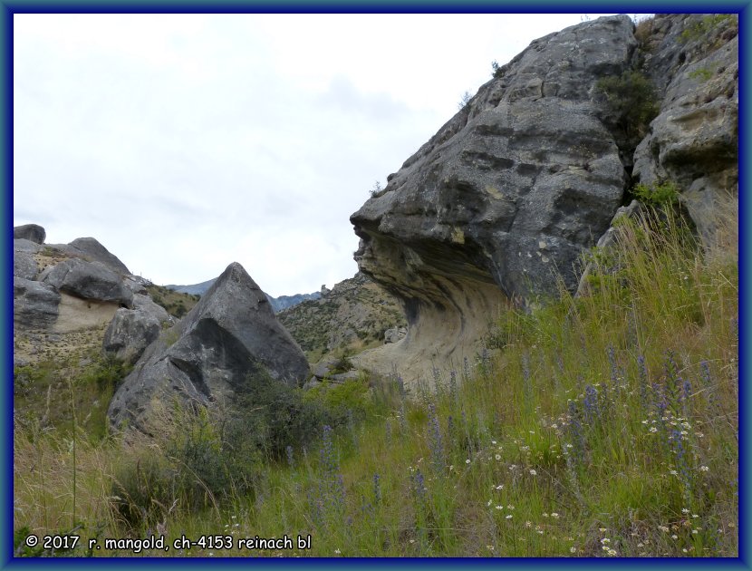 der kleine canyon bietet auch noch andere, schne felsabschnitte