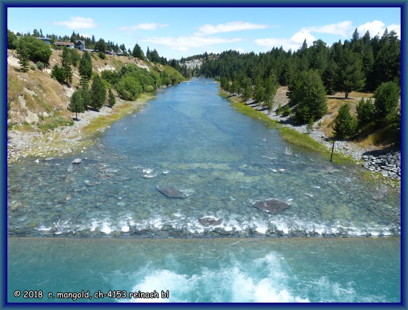 der ausfluss des sees nach dem pegelregulierungswerk