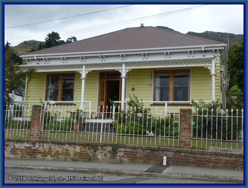 huser im englischen stil findet man in lyttelton in der hafennhe oft