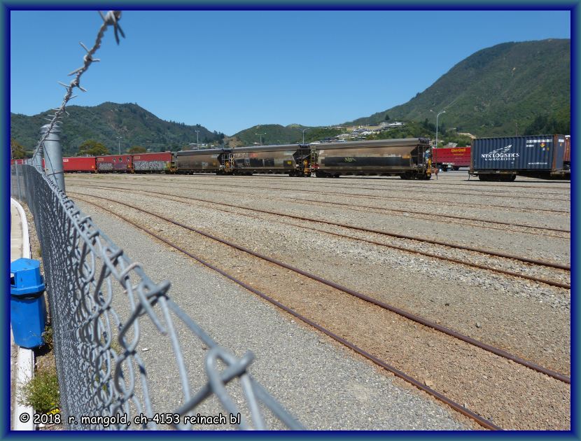 der gterbahnhof auf dem gelnde des fhrhafens in picton