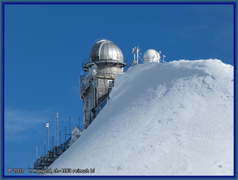 auf dem jungfraujoch im berner oberland am 18.10.2012