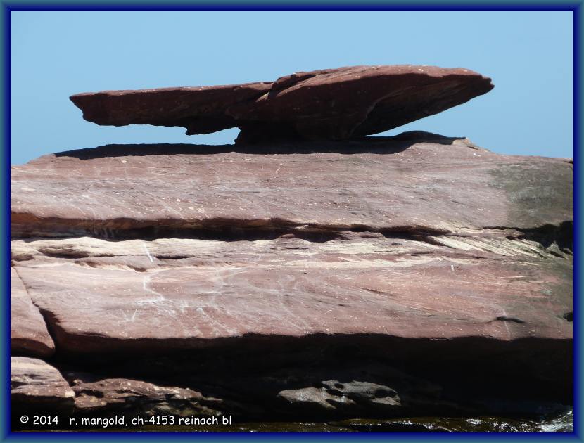 bei den mushroom rocks nahe 
	kalbarris an der westküste australiens am 13.03.2012
