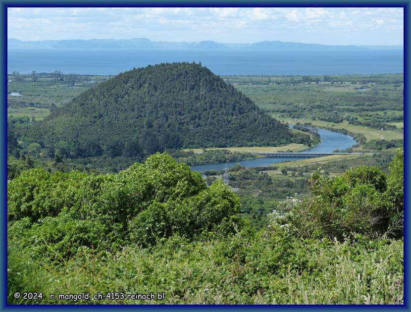 der mount maunganamu (mosquito hill) bei tokaanu (neuseeland nordinsel) am 15.12.2017