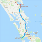 reiseroute nach ruakaka