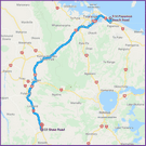 reiseroute nach tokoroa