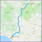 reiseroute nach whanganui