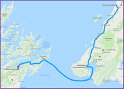 reiseroute nach picton