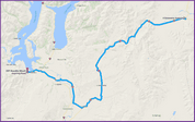 reiseroute nach wanaka