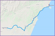 reiseroute nach kaikoura